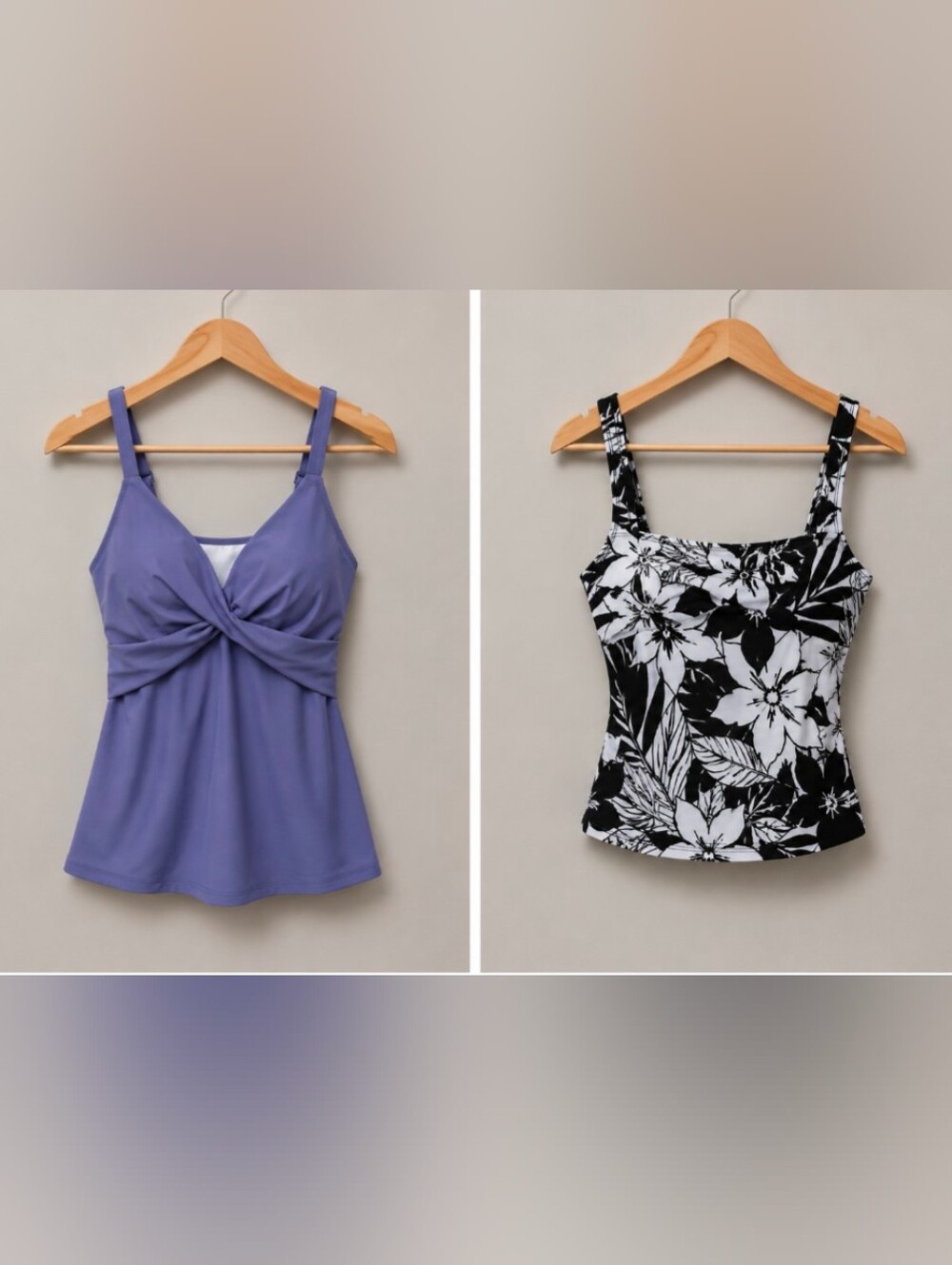 Two Tankini Tops | Women's 12 | NWOT